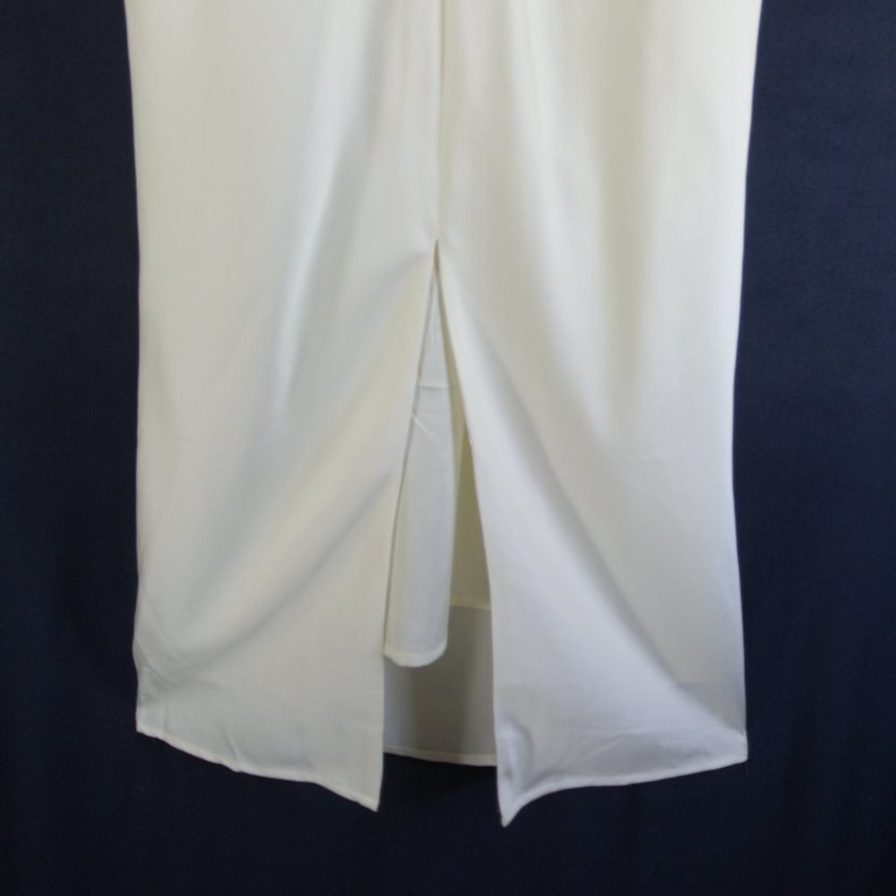 NEW House of CB London Charmaine Ivory Corset Maxi Dress size L+ #1429 - Picture 7 of 10